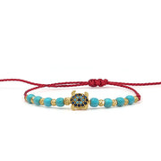 The Turquoise Turtle Macrame Bracelet