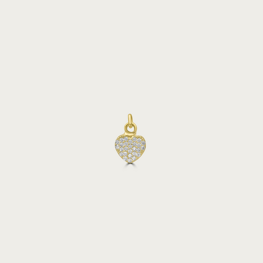 The Pave Mini Heart Charm