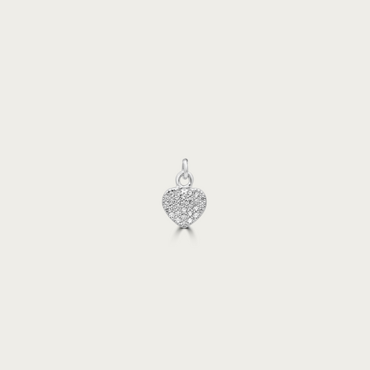 The Pave Mini Heart Charm