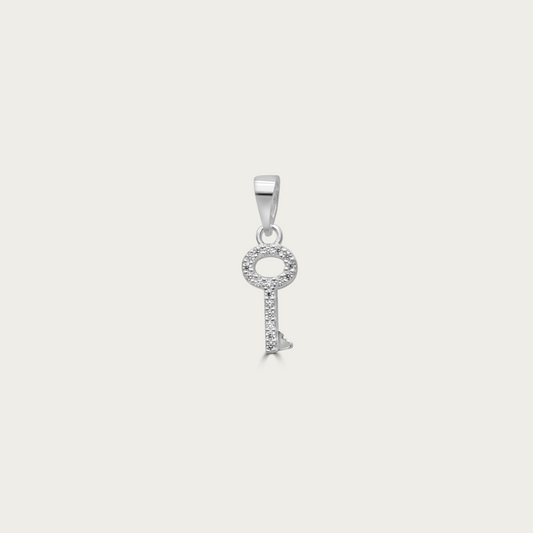 The Pave Mini Key Charm