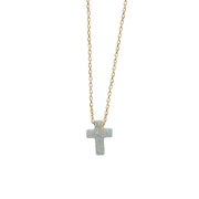 The Opal Cross Necklace