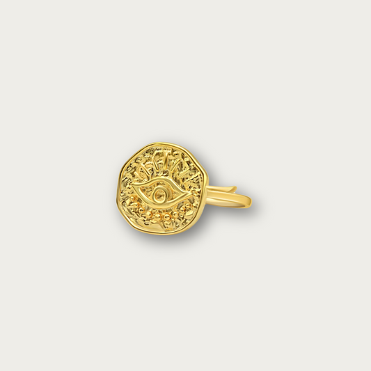The Vintage Eye Medallion Ring