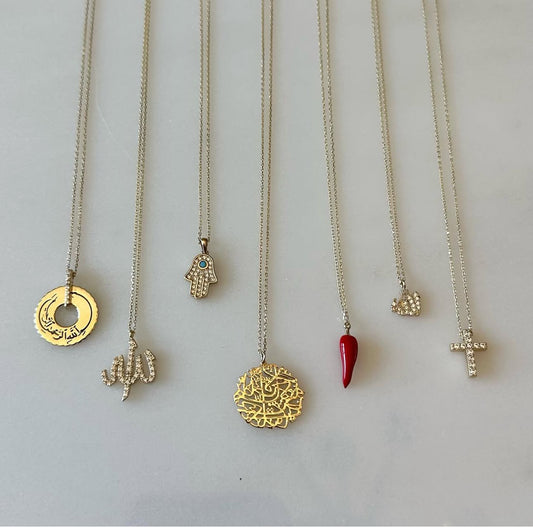The Classic Pave Allah Necklace