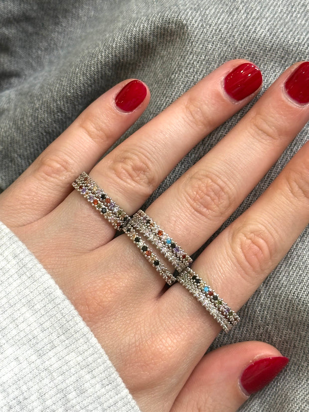 The Timeless Multicolour Eternity Ring