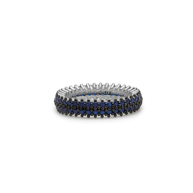 The Double Row Sapphire Eternity Ring