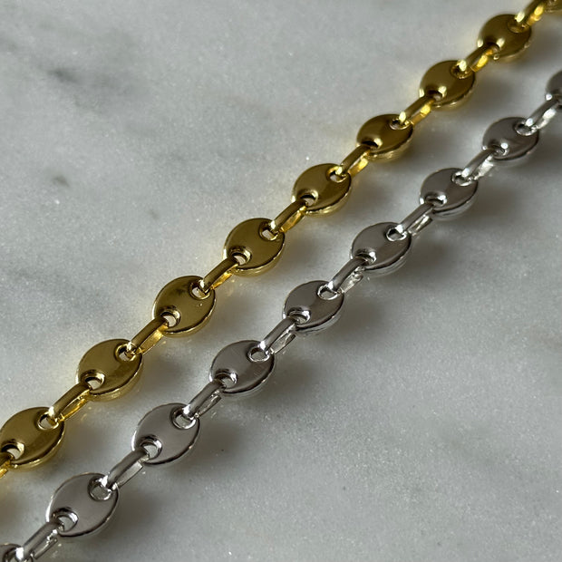 The Semi Puffed Mariner Link Bracelet