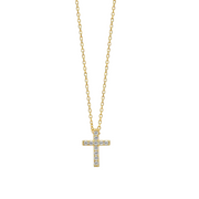 The Pavé Cross Necklace