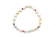 The Multi Coloured Fresh Water Pearl Bracelet