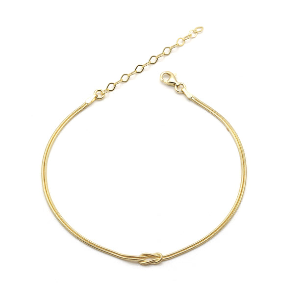 The Shine and Knot anklet
