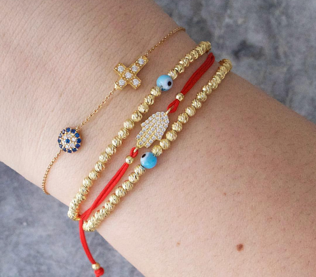 Macrame Bracelet with Hamsa