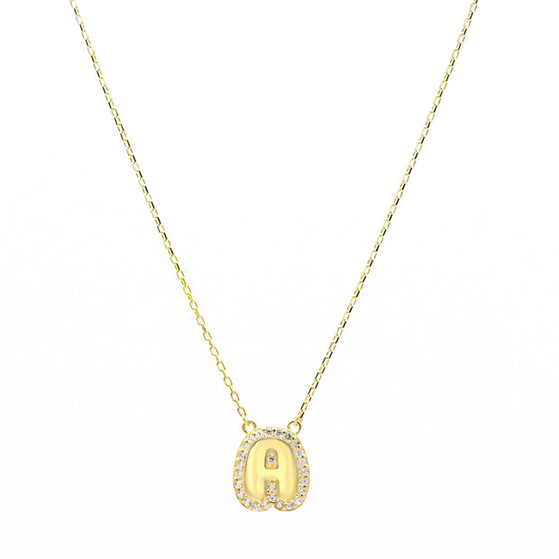The Bubble Initial Necklace
