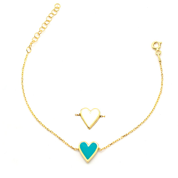 2 Sided Heart Bracelet 2.0