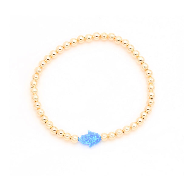 The Opal Hamsa Armcandy Bracelet