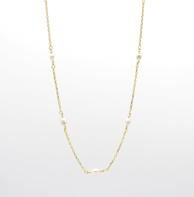 The Pearl and Chain Necklace