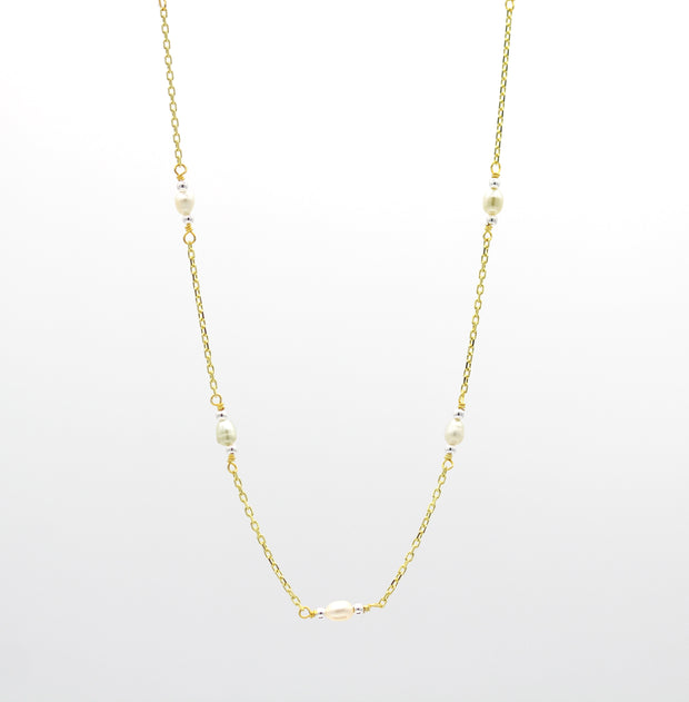 The Pearl and Chain Necklace