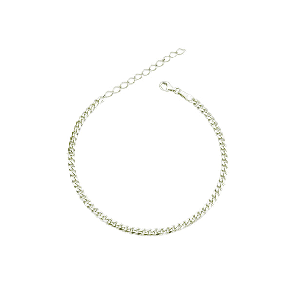 The Slim Cuban Link Anklet