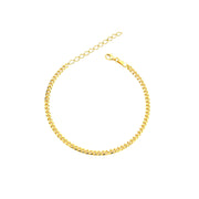The Slim Cuban Link Anklet