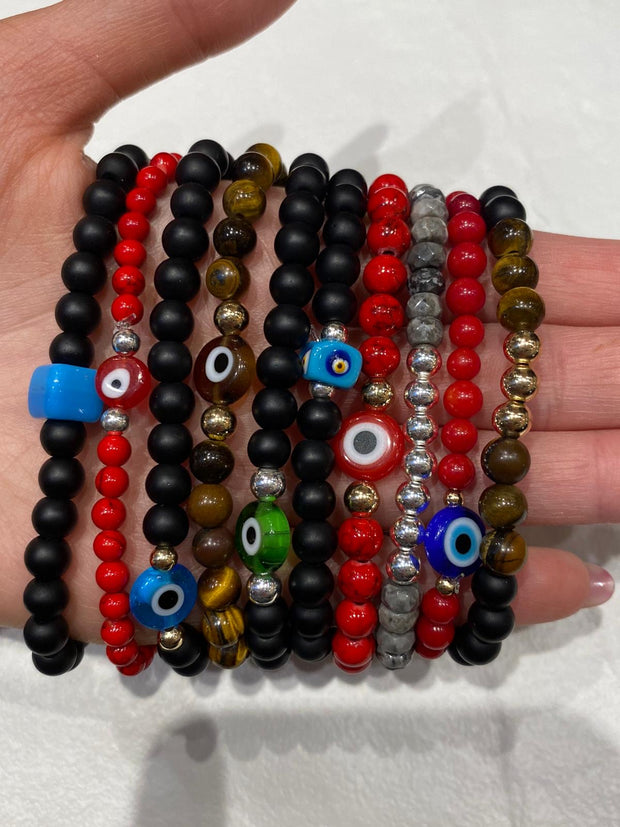 Man Bead Bracelet