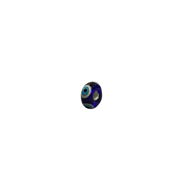 Round Mavi - dark blue and evil eye