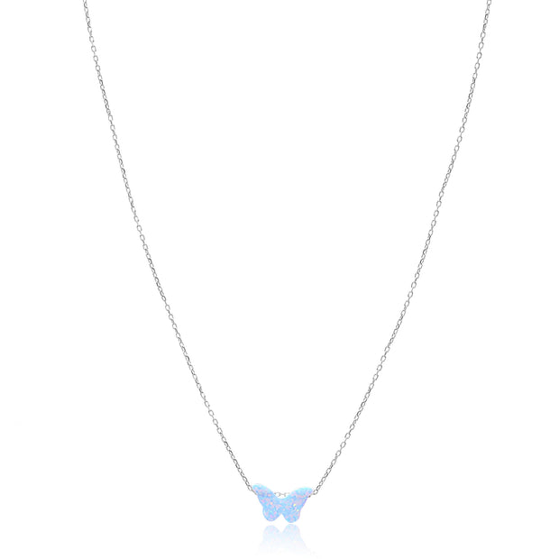 The Opal Butterfly Necklace