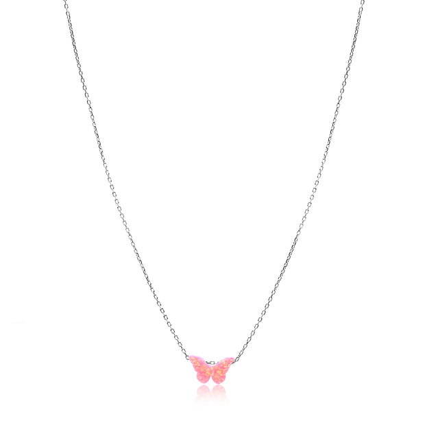 The Opal Butterfly Necklace